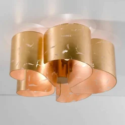 Selene Venezia Design Deckenleuchten-Selene Papiro moderne Deckenlampe aus Kristall Ø65 H28cm made in Italy