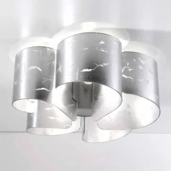 Selene Venezia Design Deckenleuchten-Selene Papiro moderne Deckenlampe aus Kristall Ø65 H28cm made in Italy