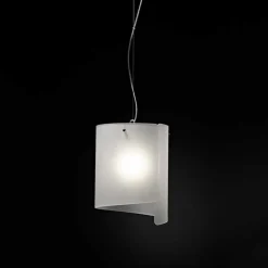 Selene Venezia Moderne Pendelleuchten-Selene Papiro moderne Hängeleuchte aus Kristall Ø26 H 125cm