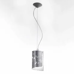 Selene Venezia Moderne Pendelleuchten-Selene Papiro moderne Hängeleuchte aus Kristall Ø15 H 125cm