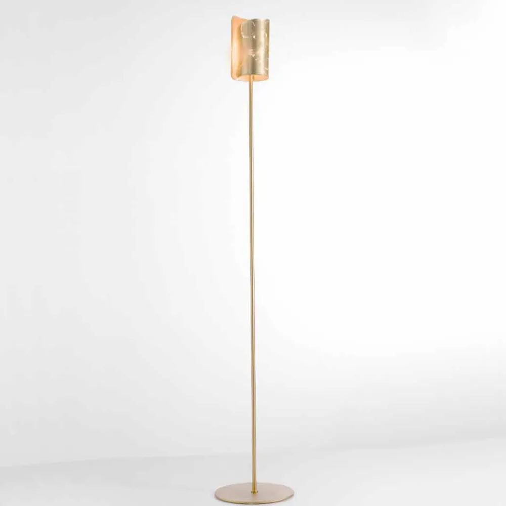 Selene Venezia Designer Stehlampen-Selene Papiro Stehlampe aus Kristall, Ø15 H 180cm, modernes Design