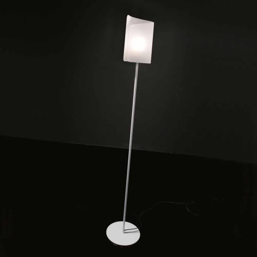 Selene Venezia Designer Stehlampen-Selene Papiro Stehlampe aus Kristall, Ø15 H 180cm, modernes Design