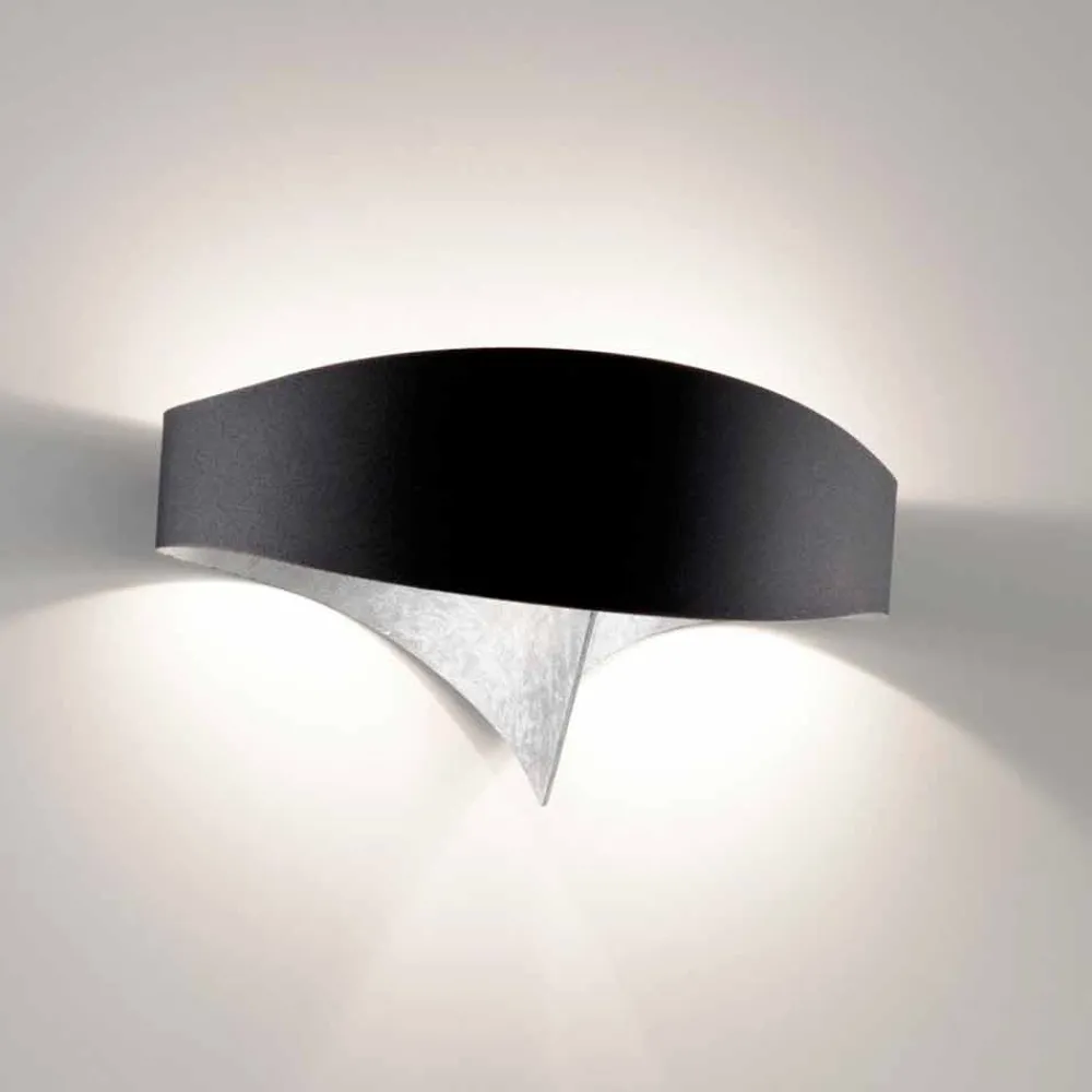 Selene Venezia Moderne Wandleuchten-Selene Scudo zweifarbige Wandleuchte, modernes Design 29x15xH16 cm