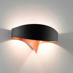 Selene Venezia Moderne Wandleuchten-Selene Scudo zweifarbige Wandleuchte, modernes Design 29x15xH16 cm