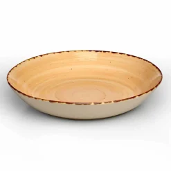 Viadurini Kitchen Teller Set-Service 12 rechteckige und runde farbige Steinzeugplatten, modernes Design - Simba