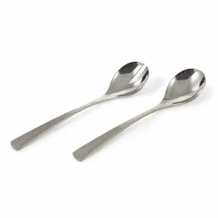 Viadurini Kitchen Besteck Set-Servieren von Besteck aus Stahl Elegant Design Service 2 Stück - Rock1