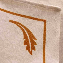 Viadurini by Marchi 1633 Geschirrtücher - Küchenhandtücher-Serviette gemischtem Leinen mit Handabdruck Einzigartiges Stück, 6 Stück