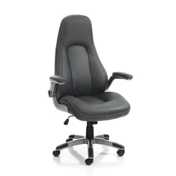 Viadurini Living Bürosessel-Sessel aus grauem Kunstleder mit gealtertem Effekt - Renio