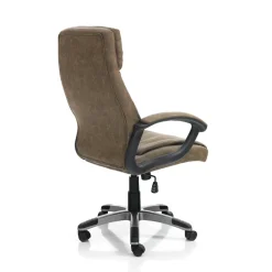 Viadurini Living Bürosessel-Sessel aus Kunstleder in Antikoptik – Rhodium