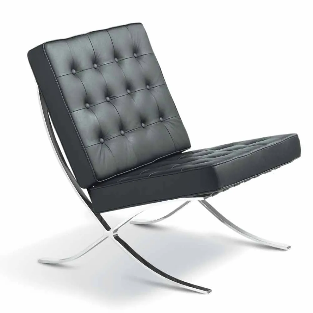 Viadurini Living Moderne Sessel-Sessel aus Kunstleder mit verchromten Gestell Morella