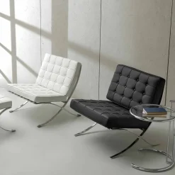 Viadurini Living Moderne Sessel-Sessel aus Kunstleder mit verchromten Gestell Morella