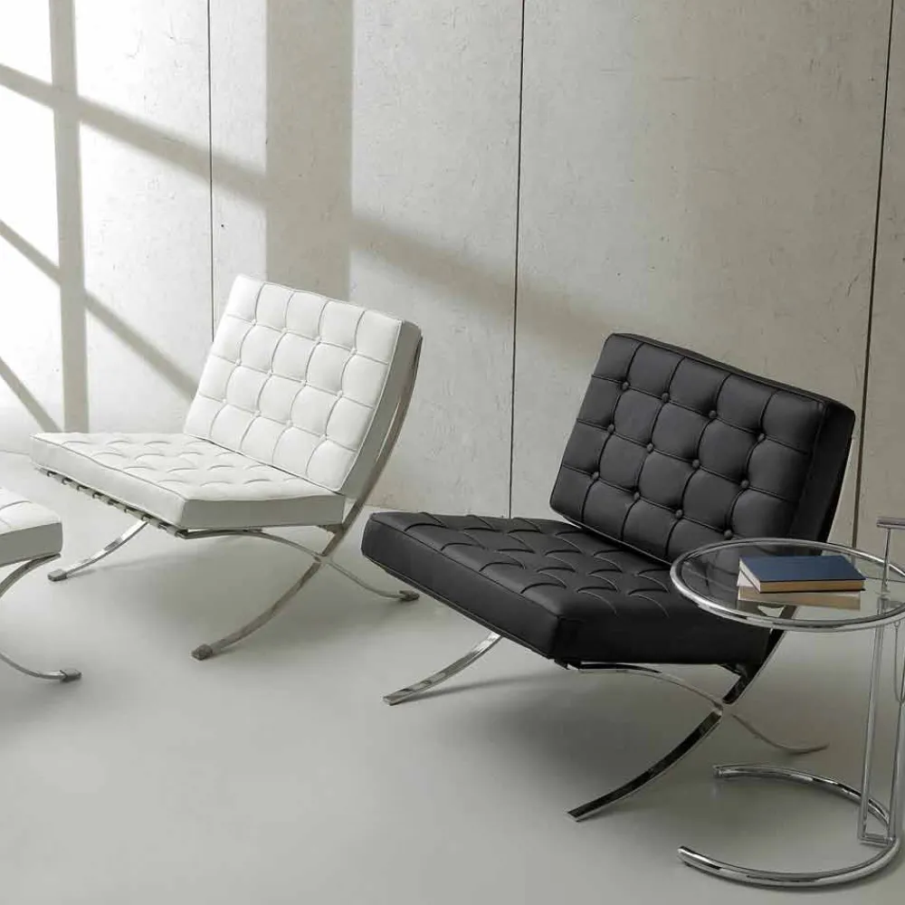 Viadurini Living Moderne Sessel-Sessel aus Kunstleder mit verchromten Gestell Morella