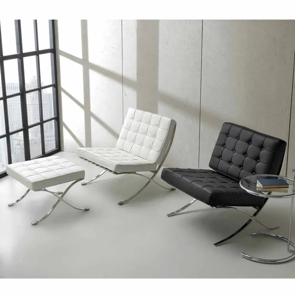 Viadurini Living Moderne Sessel-Sessel aus Kunstleder mit verchromten Gestell Morella