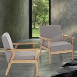 Viadurini Living Moderne Sessel-Sessel aus massivem Kiefernholz – Xenon