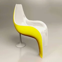 Viadurini Design Design Stühle-Sessel aus Solid Surface® Helled Made in Italy