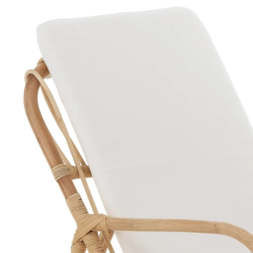 Viadurini in the Garden Sessel Rattan-Sessel für Innen- und Außenbereiche aus Rattan und Baumwollkissen - Jouer