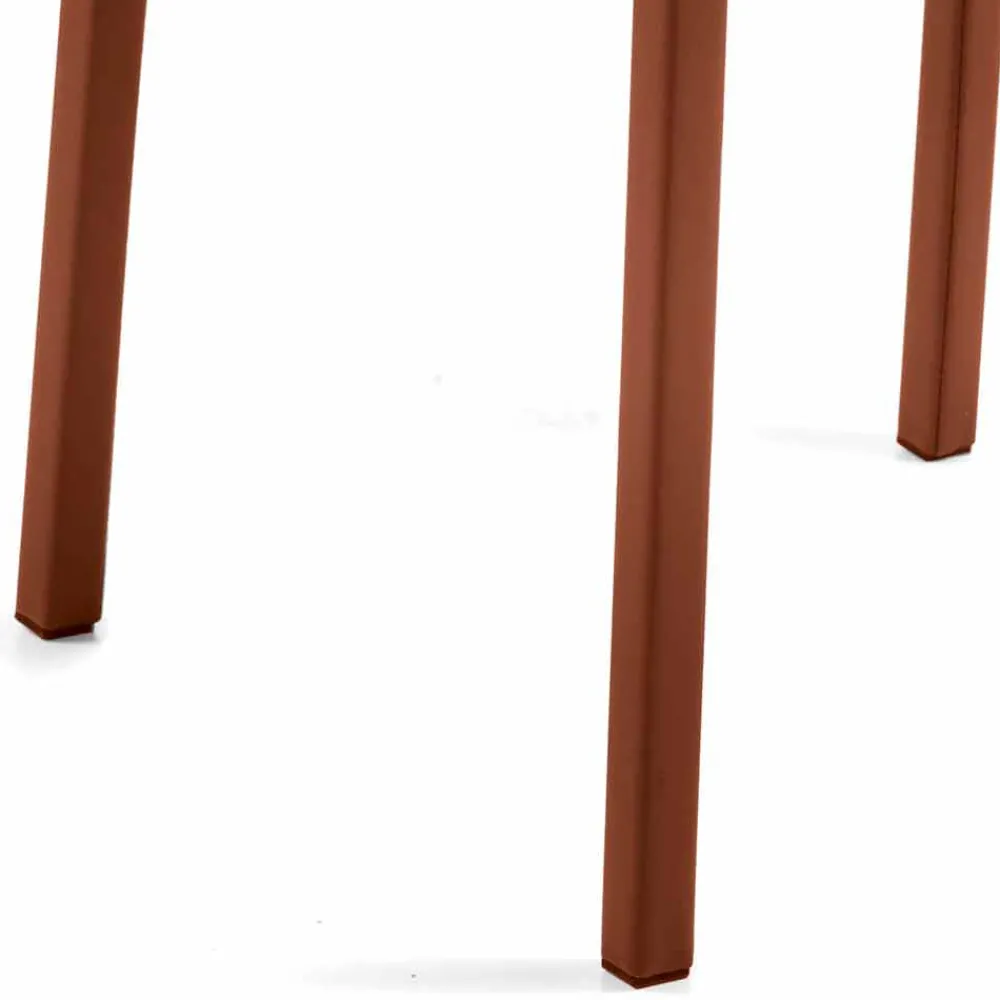 Viadurini Living Moderne Sessel-Sessel made in Italy auf lederbeschichtetem Niles, modernes Design