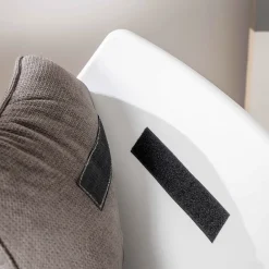 Viadurini Living Moderne Sessel-Sessel mit Metallgestell, Polypropylenstruktur und Stoffkissen - Tablet