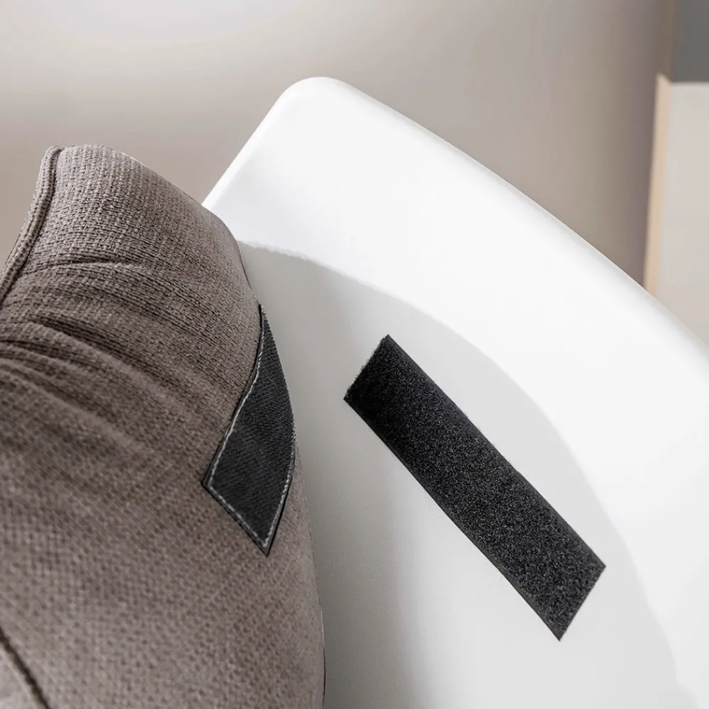 Viadurini Living Moderne Sessel-Sessel mit Metallgestell, Polypropylenstruktur und Stoffkissen - Tablet