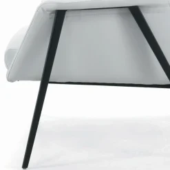 Viadurini Living Moderne Sessel-Sessel mit schwarzer Stahlstruktur und Sitz aus Öko-Leder, hergestellt in Italien – Modena