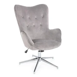 Viadurini Living Moderne Sessel-Sessel mit verstellbarer Struktur aus verchromtem Stahl und Samt - Giulia