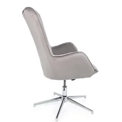 Viadurini Living Moderne Sessel-Sessel mit verstellbarer Struktur aus verchromtem Stahl und Samt - Giulia