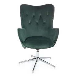 Viadurini Living Moderne Sessel-Sessel mit verstellbarer Struktur aus verchromtem Stahl und Samt - Giulia