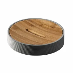 Viadurini Bathroom Badzubehör-Set Arbeitsplatten-Badezimmerzubehör in Weiß oder Grau - Fox Resin