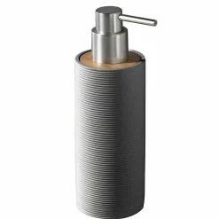 Viadurini Bathroom Badzubehör-Set Arbeitsplatten-Badezimmerzubehör in Weiß oder Grau - Fox Resin