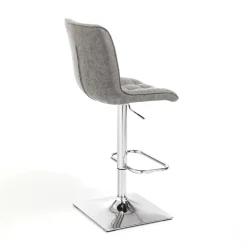 Viadurini Living Küchenhocker-Set aus 2 Hockern mit verchromter Metallstruktur – Indium