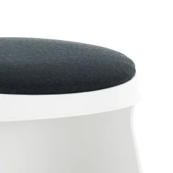 Viadurini Living Küchenhocker-Set aus 2 Polypropylen-Hockern und Stoffsitz – Sardelle