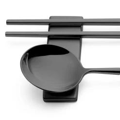 Viadurini Kitchen Besteck Set-Set bestehend aus Obstlöffel, Essstäbchen und Besteckablage - Osaka