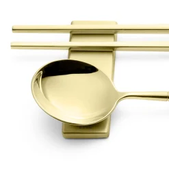 Viadurini Kitchen Besteck Set-Set bestehend aus Obstlöffel, Essstäbchen und Besteckablage - Osaka