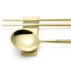 Viadurini Kitchen Besteck Set-Set bestehend aus Obstlöffel, Essstäbchen und Besteckablage mit Origami - Osaka