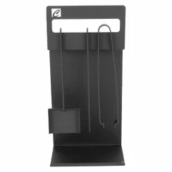 Viadurini Fire Design Kaminbesteck-Set Design Kaminholzset  aus schwarzem Stahl Made in Italy - Ostro