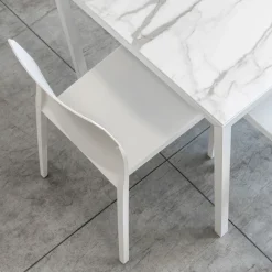 Viadurini in the Garden Gartenstühle Kunststoff-Set mit 4 Außen- und Innenstühlen aus Polypropylen in verschiedenen Farben – gebaut