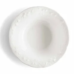 Viadurini Kitchen Teller Set-Set mit 27 eleganten weißen Porzellan-Designplatten - Gimignano