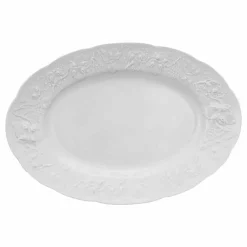 Viadurini Kitchen Teller Set-Set mit 27 eleganten weißen Porzellan-Designplatten - Gimignano