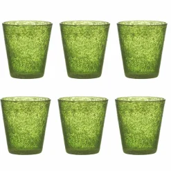 Viadurini Kitchen Gläser Set-Set mit 12 farbigen geblasenen Glasgläsern mit modernem Design - Pumba