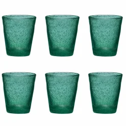 Viadurini Kitchen Gläser Set-Set mit 12 farbigen geblasenen Glasgläsern mit modernem Design - Pumba