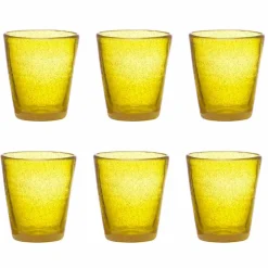 Viadurini Kitchen Gläser Set-Set mit 12 farbigen geblasenen Glasgläsern mit modernem Design - Pumba