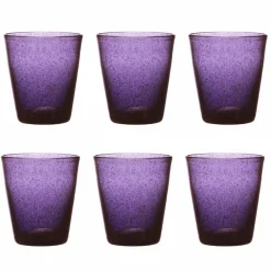 Viadurini Kitchen Gläser Set-Set mit 12 farbigen geblasenen Glasgläsern mit modernem Design - Pumba