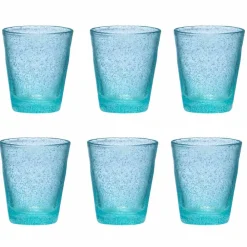 Viadurini Kitchen Gläser Set-Set mit 12 farbigen geblasenen Glasgläsern mit modernem Design - Pumba