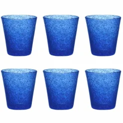 Viadurini Kitchen Gläser Set-Set mit 12 farbigen geblasenen Glasgläsern mit modernem Design - Pumba