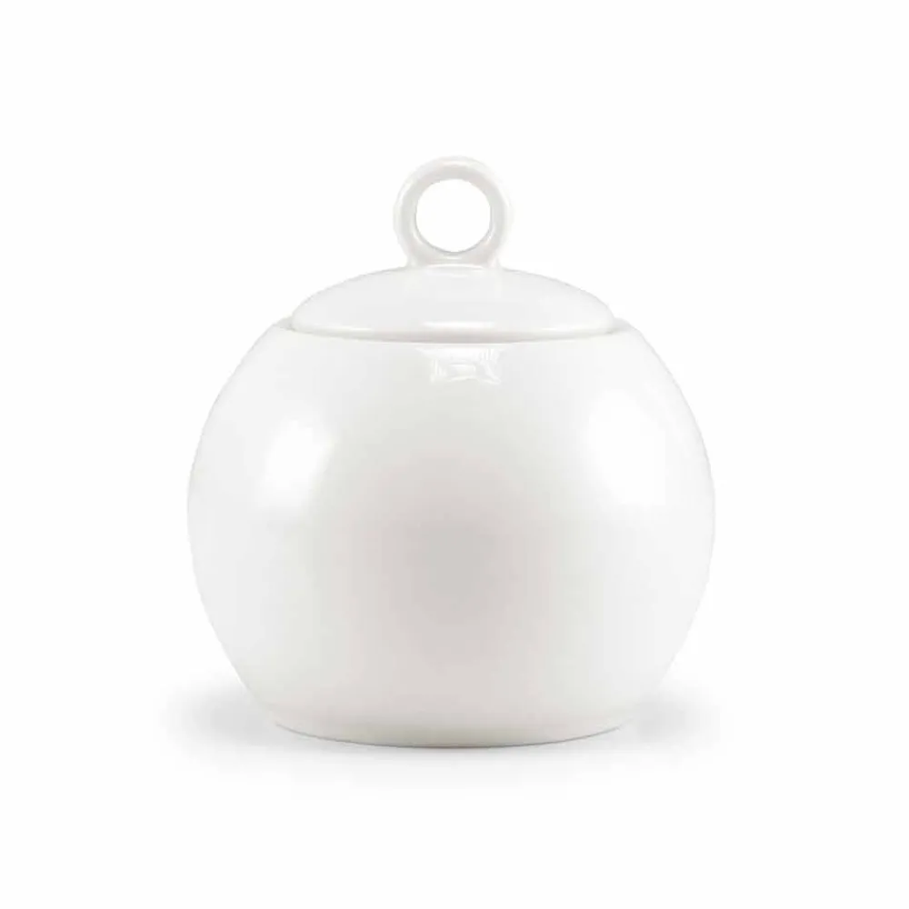 Viadurini Kitchen Tee Set Und Kaffee Set-Set mit 18 Kaffee- und Teetassen mit Zuckerdose und Porzellantablett - Luzern