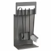 Viadurini Fire Design Kaminbesteck-Set mit 4 schwarzen Stahlwerkzeugen für den Kamin Made in Italy - Rachel