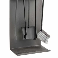 Viadurini Fire Design Kaminbesteck-Set mit 4 schwarzen Stahlwerkzeugen für den Kamin Made in Italy - Rachel