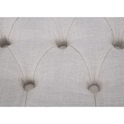 Viadurini Living Moderne Wohnzimmerbank-Shabby Chic Bank aus Holz mit Sitz aus gestepptem Stoff - Rocchetta