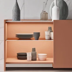 Viadurini Living Sideboards|Anrichte-Sideboard 1 Tür und 3 Schubladen aus ökologischem Luxusholz Made in Italy - Lidia