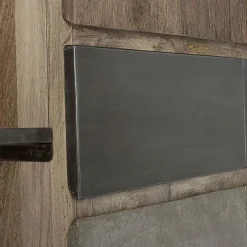 Viadurini Living Sideboards-Sideboard 4 Türen 2 Schubladen aus Mangoholz und Stahl Homemotion - Signorino